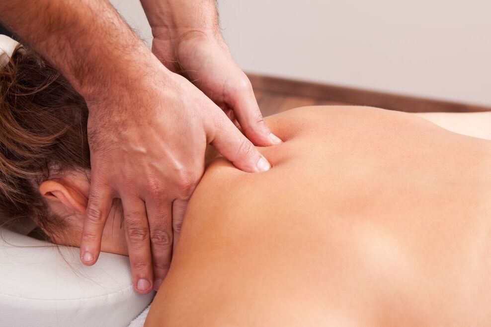 masaža za cervikalno osteohondrozo