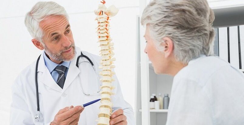 Apelij na specialista z znaki osteohondroze