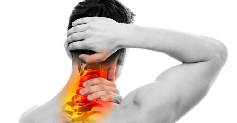 Bolečina v vratu in znaki osteohondroze