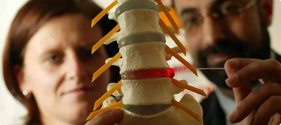 medvretenčna kila z osteohondrozo